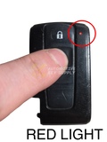 TOYOTA SLOT REMOTE USED BLACK LOGO / RED LIGHT (A)