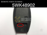 NISSAN PROX REMOTE USED 5WK48902 314.85Mhz (3B Boot)